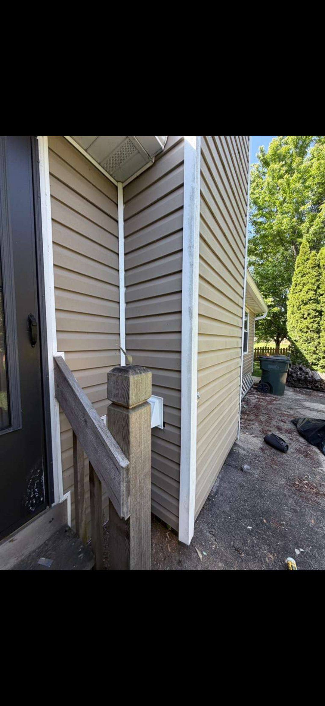 Finished chase leak repair, no more staining, O'Fallon Missouri