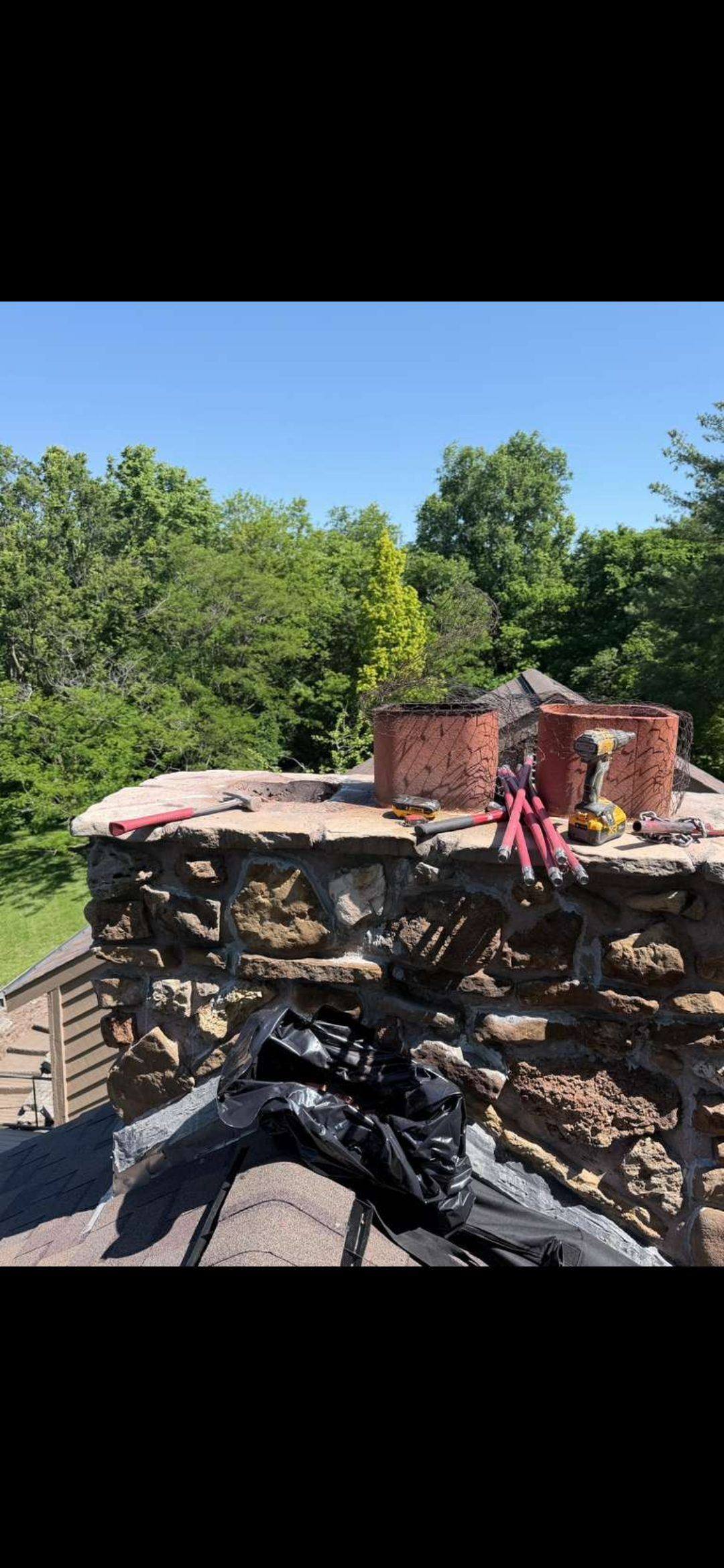 Old flue removed from a High Ridge chimney